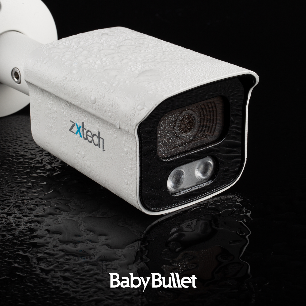 Zxtech Full Colour Night Vision 4K 8MP Bullet PoE IP CCTV AI Zxtech Full Colour Night Vision 4K 8MP Bullet PoE IP CCTV AI