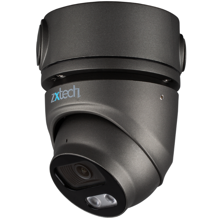 Zxtech 4K 8MP Dome PoE IP CCTV AI Camera | Face Recognition Built-in Microphone Sony Starvis