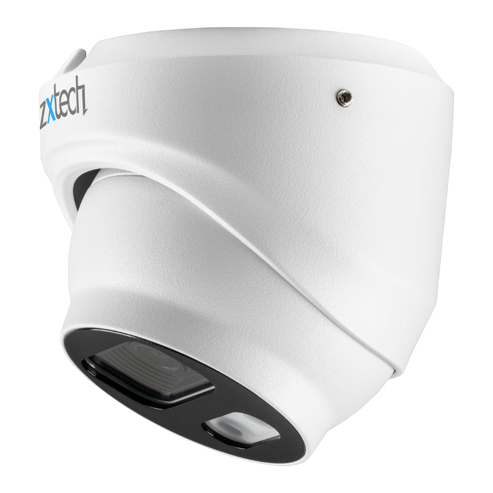 Zxtech 4K 8MP Dome PoE IP CCTV AI Camera | Face Recognition Built-in  Microphone Sony Starvis