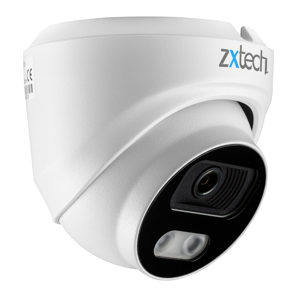 Zxtech 4K 8MP Dome PoE IP CCTV AI Camera | Face Recognition Built-in  Microphone Sony Starvis