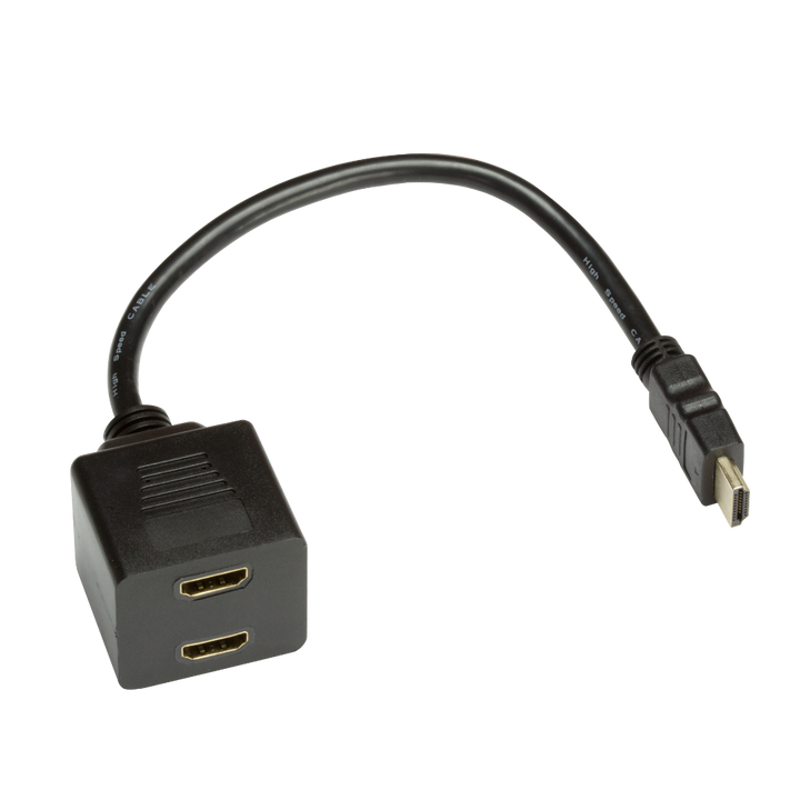 2-way HDMI 1080p Splitter 1 Input 2 Outputs