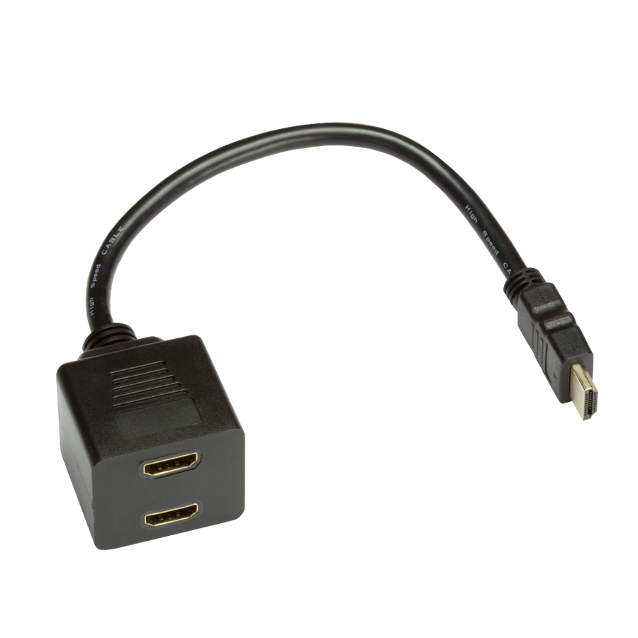 2-way HDMI 1080p Splitter 1 Input 2 Outputs