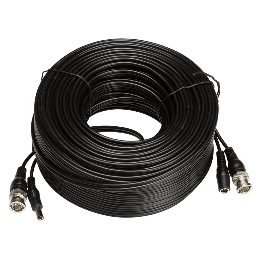 Zxtech 40M Black Pre-Made RG59 Siamese Cable | MK246NN