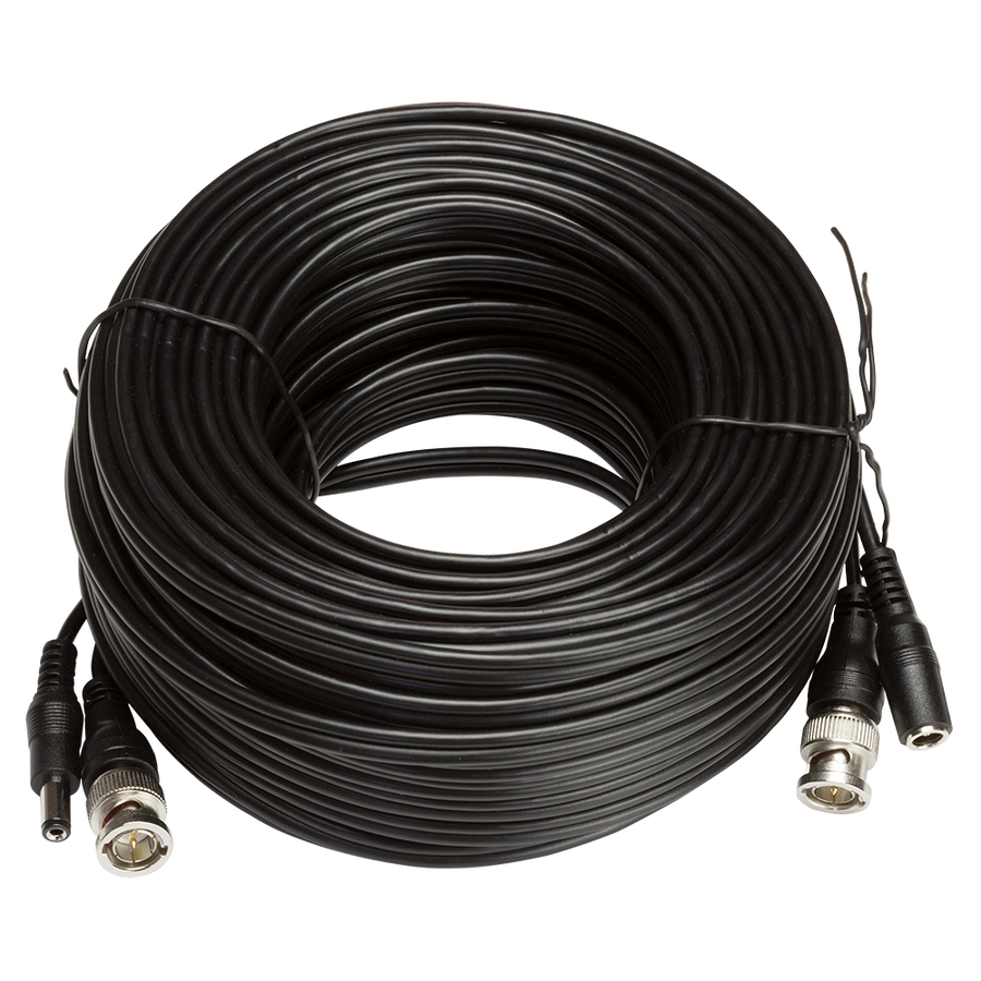 Zxtech 30M Black Pre-Made RG59 Siamese Cable | MK3S6NN