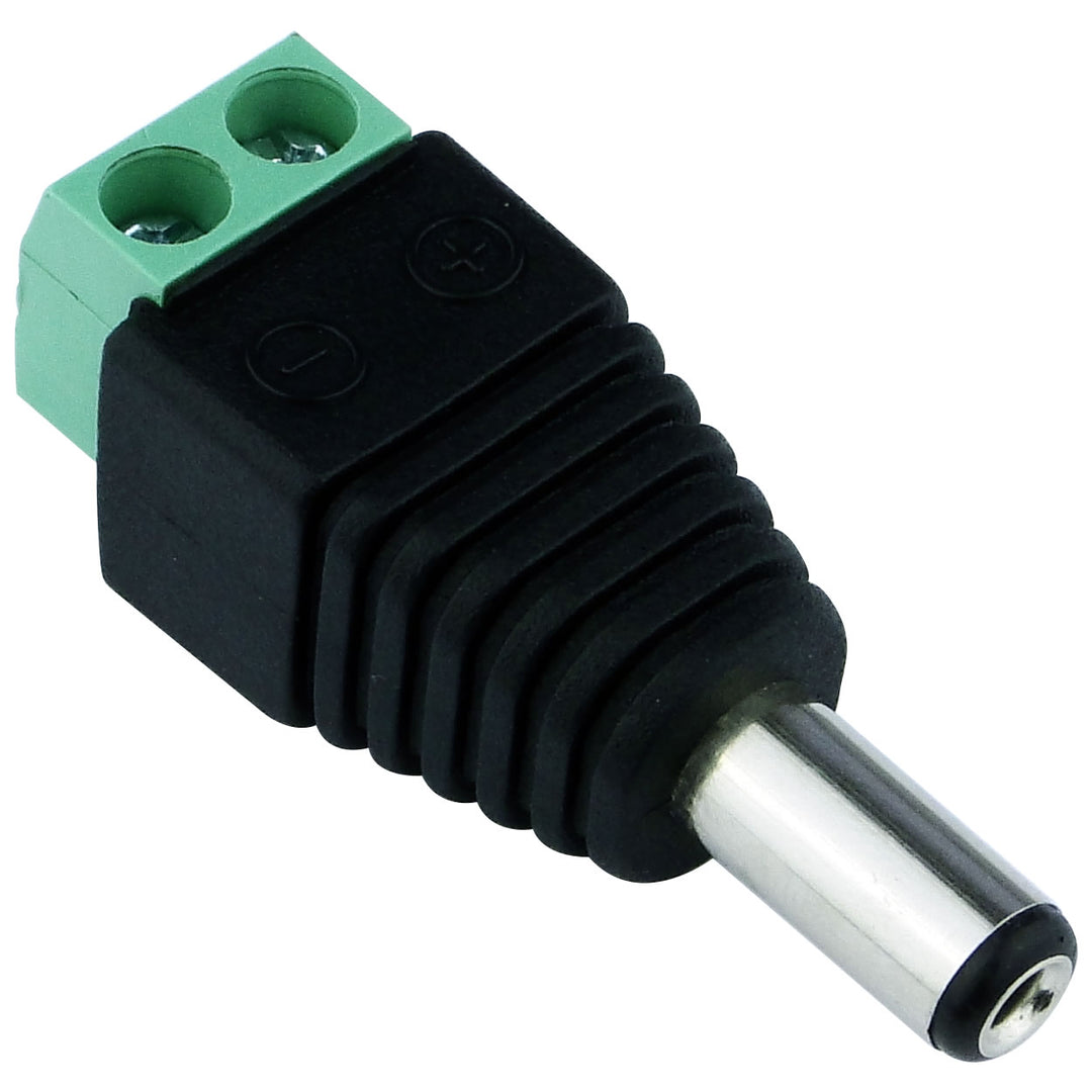 2 Pack of DC Male Connector 5.5*2.5mm