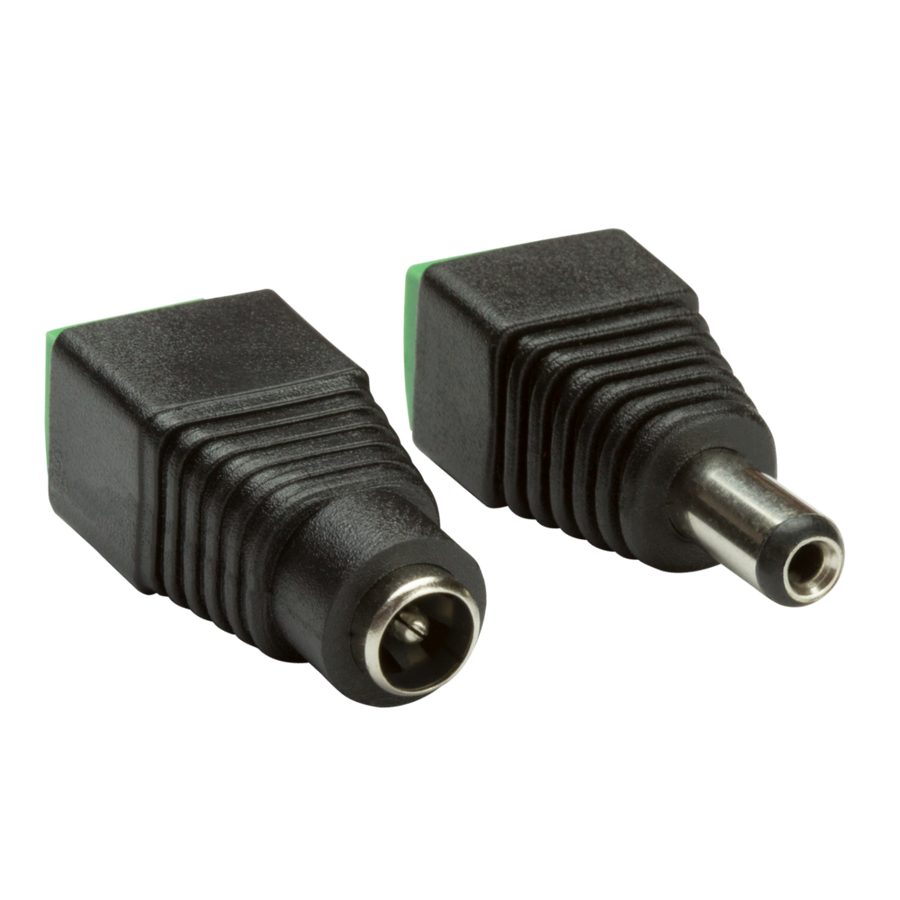 Zxtech Pair of DC Male  And Female 2.1mm Connectors