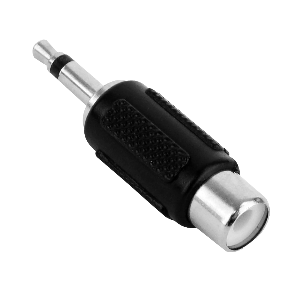 Zxtech 2 Pack of Mini Juck Plug to Single Phono Socket Adaptor | MO3233N