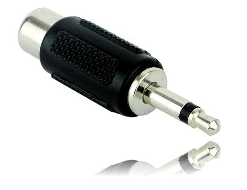 Zxtech 2 Pack of Mini Juck Plug to Single Phono Socket Adaptor | MO3233N