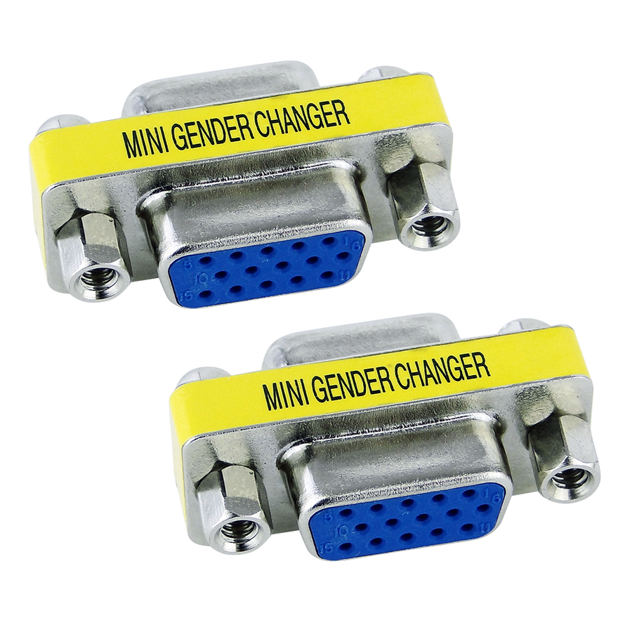 Zxtech 2 Pack of VGA Female Coupler For  CCTV Cable | MO5233N