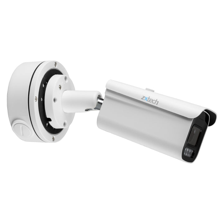 Zxtech 4K 8MP Bullet Auto Zoom PoE IP CCTV AI Camera | Face Recognition 60M IR Sony Starvis