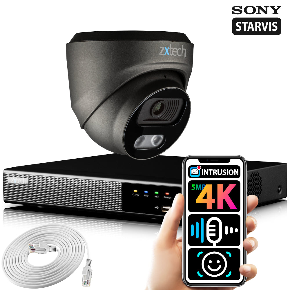 4K Camera System Audio Face Detection IP Camera | Zxtech