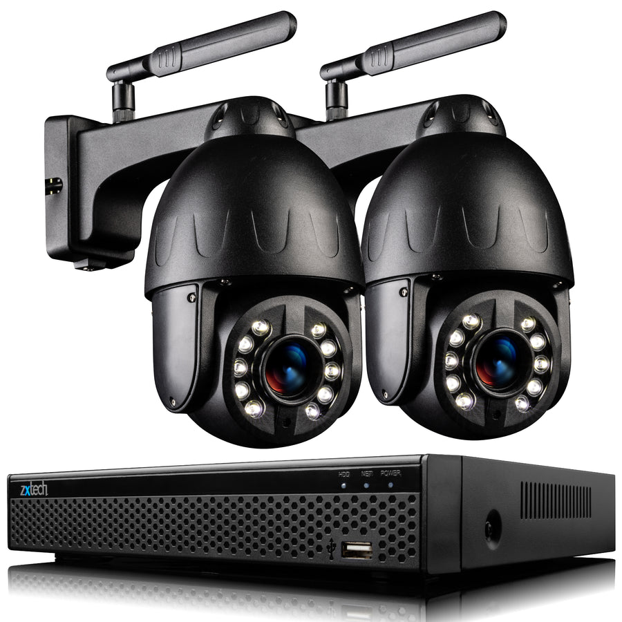 5mp best outdoor camera wireless 10x zoom ptz cctv kit led night vision